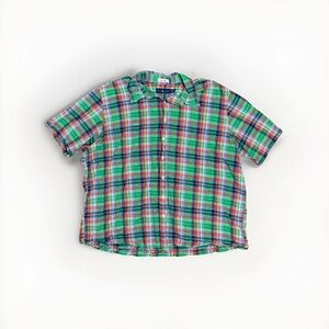 Polo Ralph Lauren Plaid Button Down Shirt Men 2XB Indian Madras Lightweight Pony